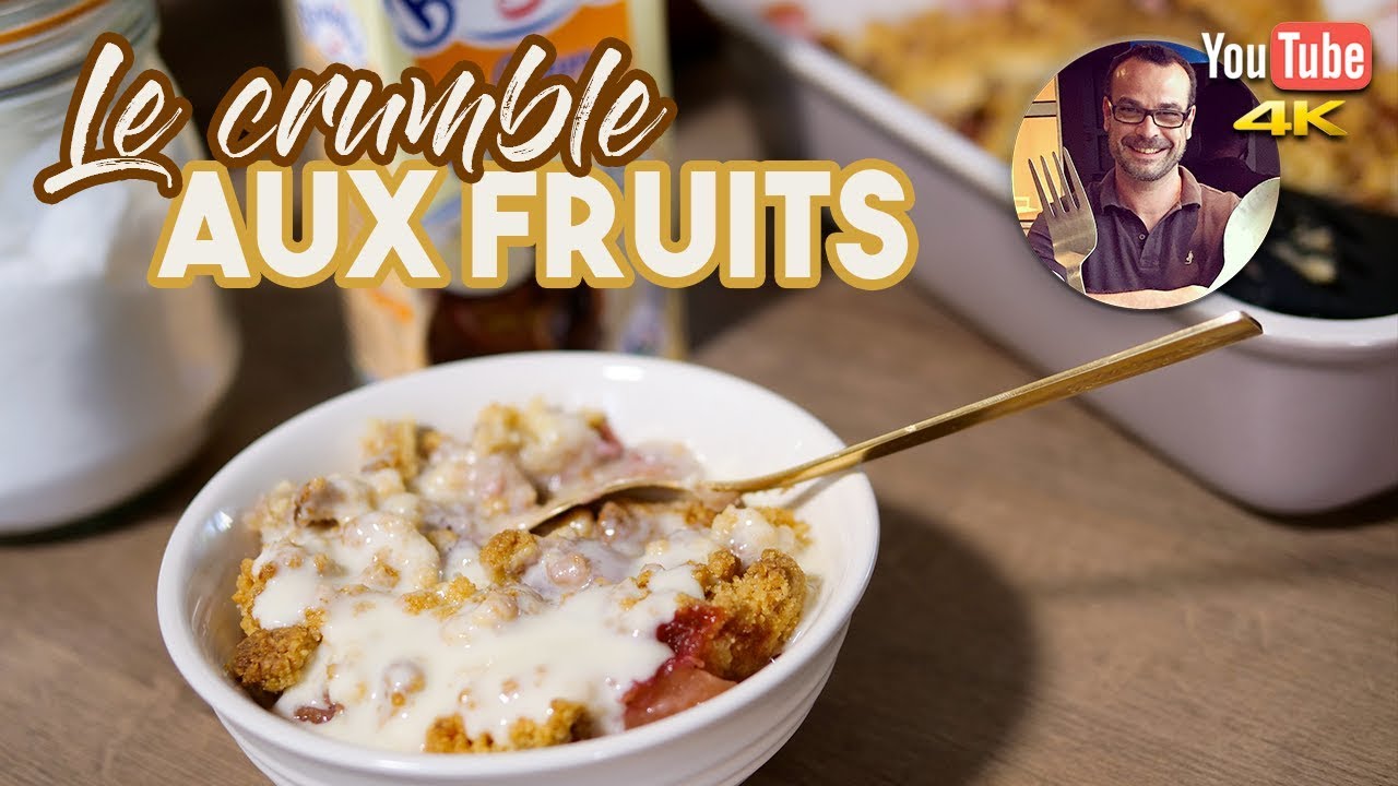 Dessert Facile Crumble De Fruits Pomme Fraise Youtube