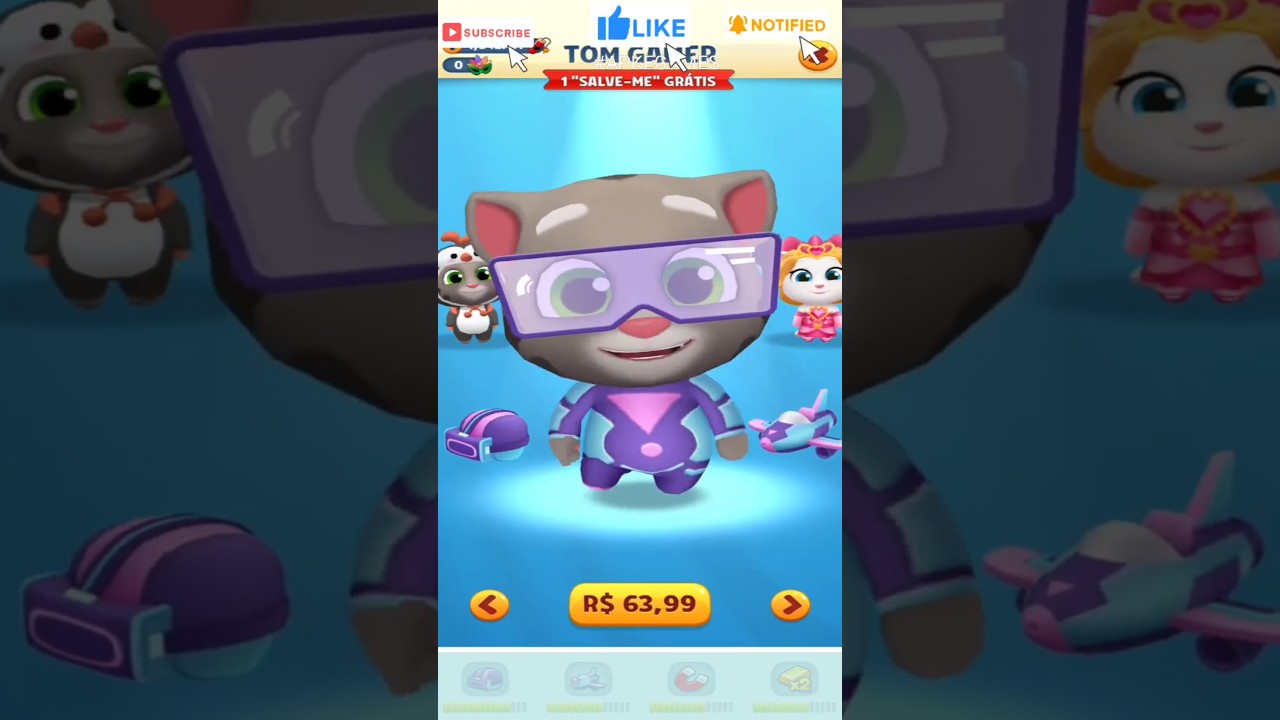 Gamer Tom Unlocked in Talking Tom Gold Run Lunar New year update Party Parade event Gameplay