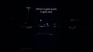 when it gets quiet, it gets real #nightdrive #4am #aesthetic