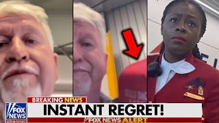 WOKE Pilot TRIES to REMOVE Elderly Man Over Pro-Trump Hat—BIG Mistake!