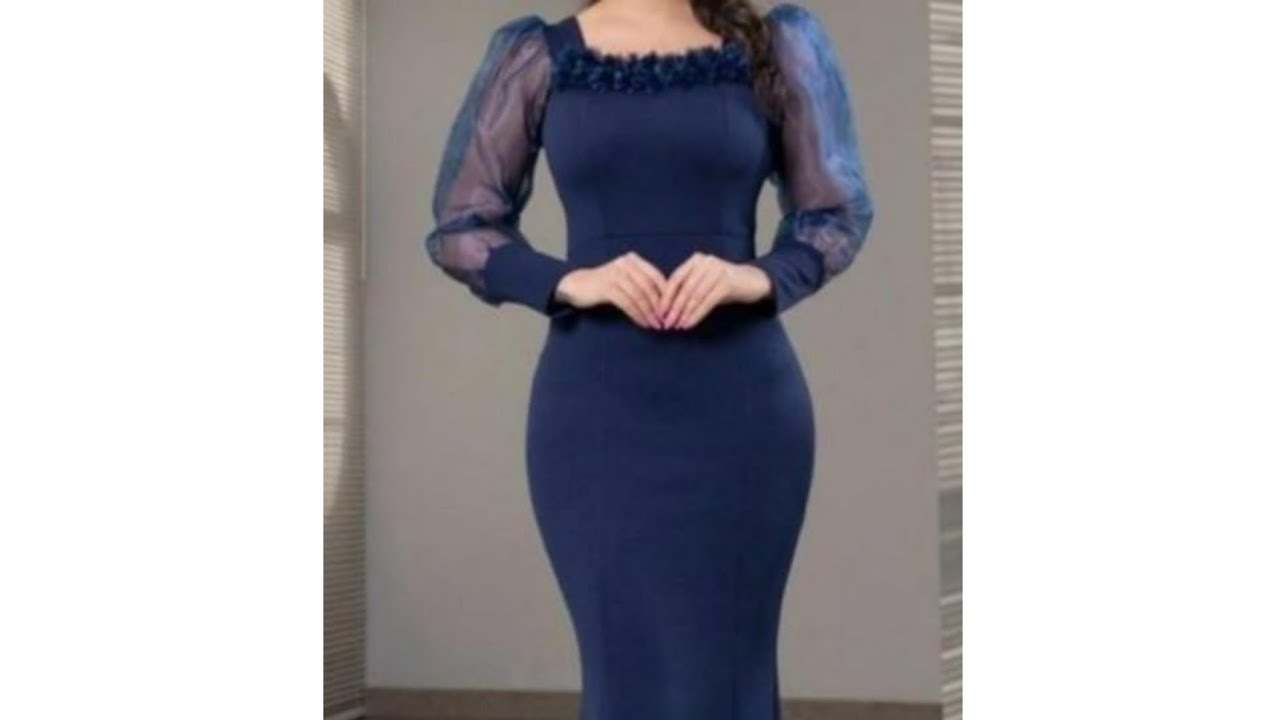 فصال فستان 👗اسواريه(ذيل السمكة) خطوة بخطوة قياس (XXL)