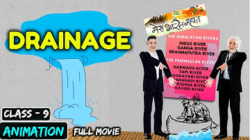 Drainage Class 9 | Animation | Class 9 Geography Chapter 3 | Cbse Ncert  MMT