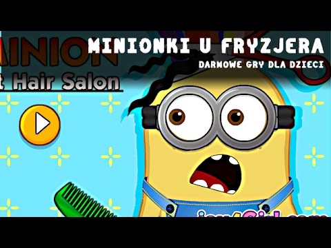 Minionki U Fryzjera Darmowe Gry Dla Dzieci Youtube