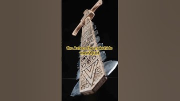 The Obsidian Sword That Could Behead a Horse #history #aztec #ancient #meleeweapon