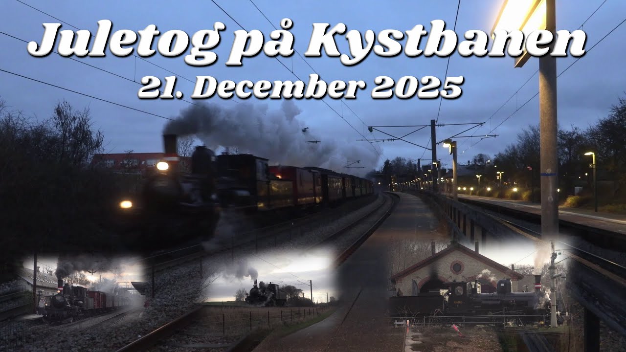 Juletog på Kystbanen 21/12 - 2025