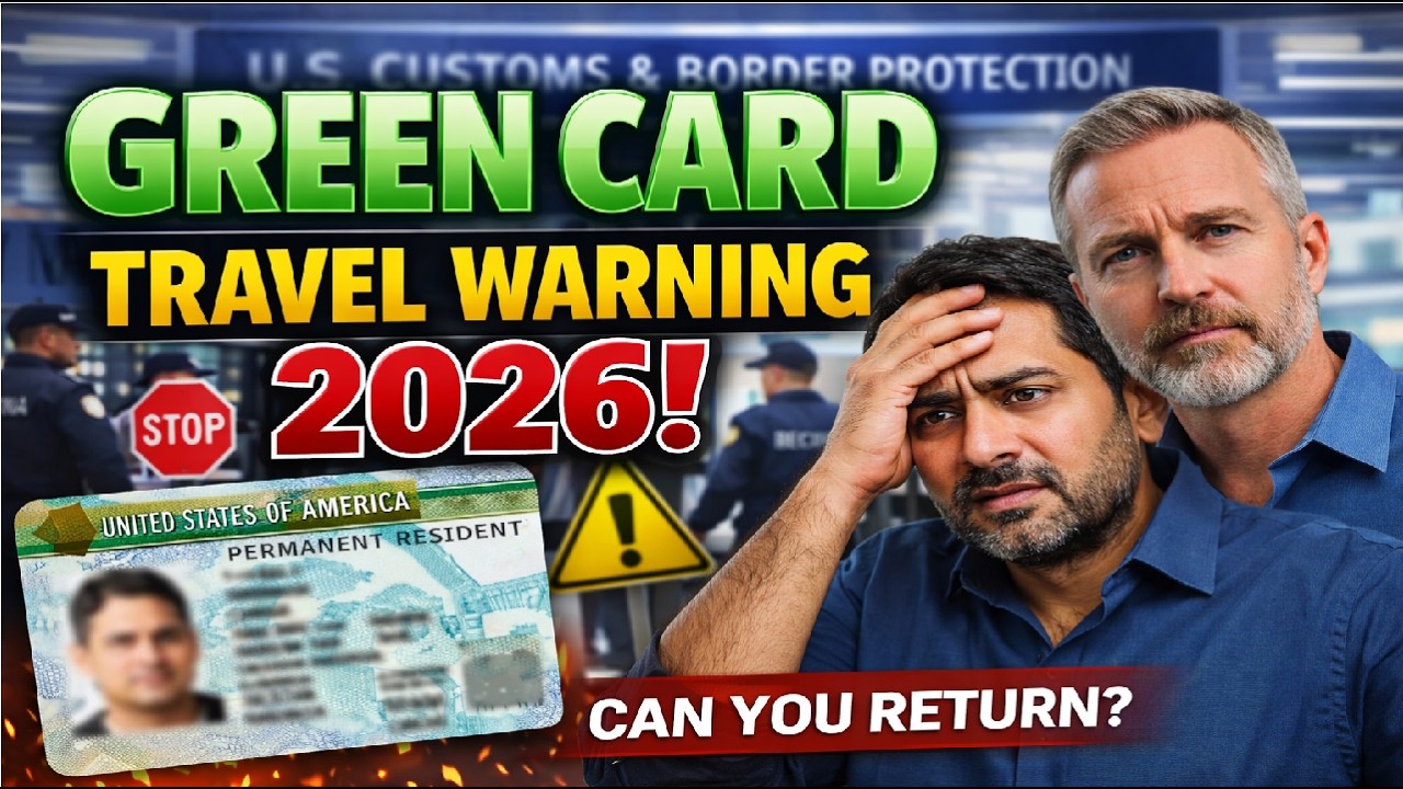 Green Card Travel Warning 2026 (Don’t Leave the U.S. Yet!)