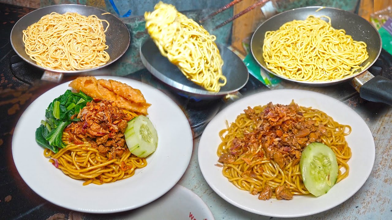 MIE AYAM GORENG JOGJA SEHARI LUDES 300 MANGKOK !!! KULINER SLEMAN YOGYAKARTA