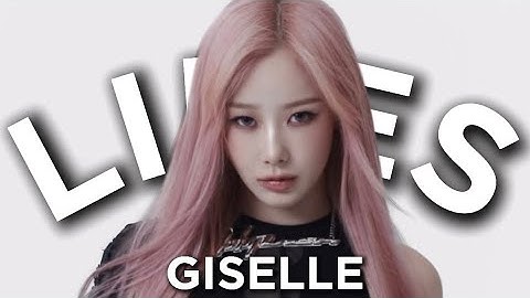 every aespa title track but it’s only giselle’s lines