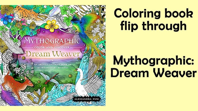 Mythographic Color and Discover: Odyssey #Coloring book flip through # adultcoloring 