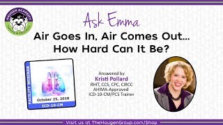 HCGTV: Medical Coding Tips - Respiratory Coding in ICD-10-PCS