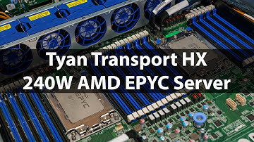 Tyan Transport HX Review Dual 240W AMD EPYC PCIe Gen4 Server
