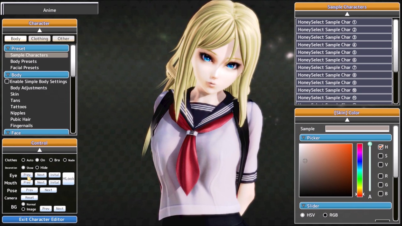 Honey Select When you try to make it too anime