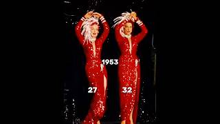 Iconic Queens Marilyn Monroe (1926-1962) and Jane Russell (1921-2011)