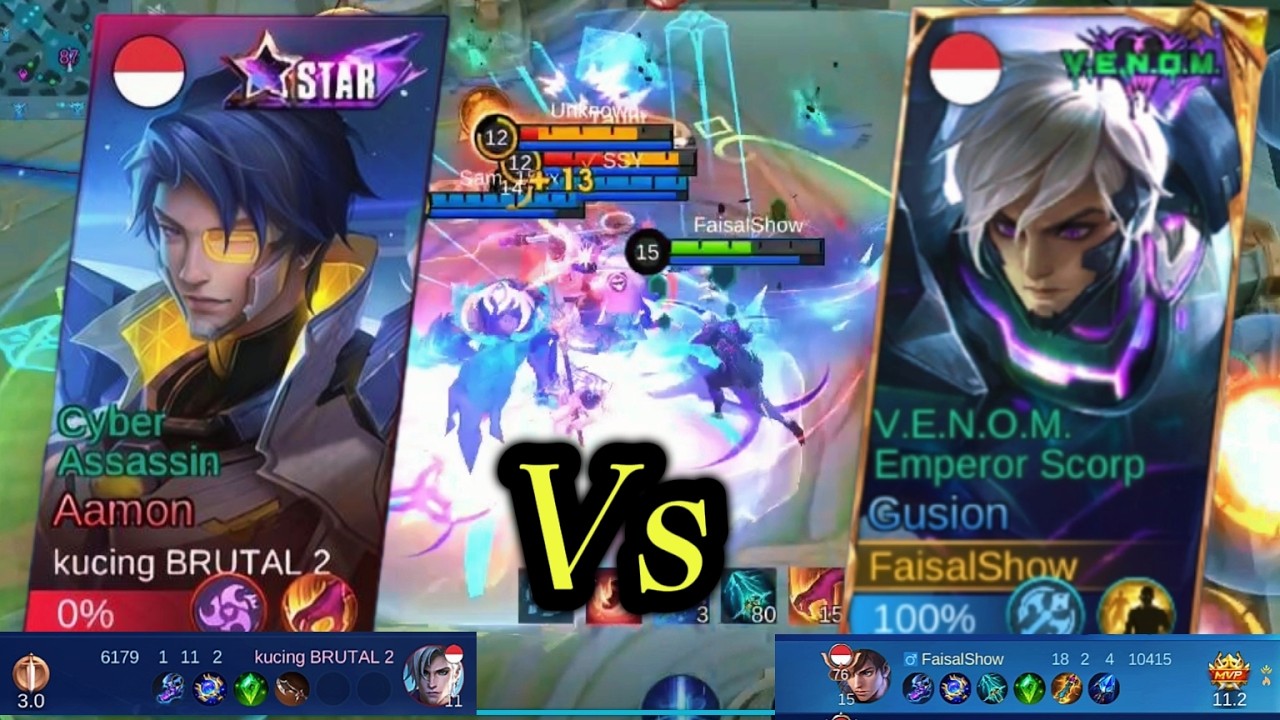 GUSION vs AAMON – Duel Assassin Paling Sadis! Siapa Raja Burst Sebenarnya?!