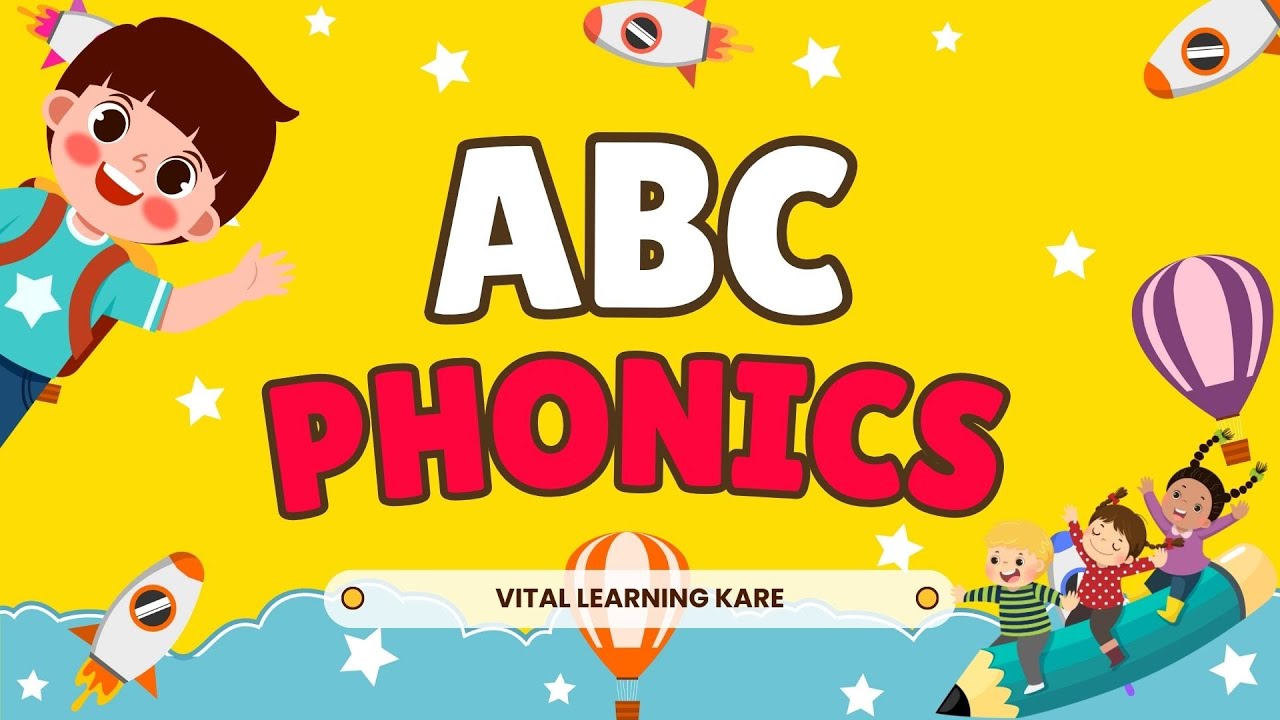 ABC Song + Phonics Song for Kids 🚀 | Learn Alphabet A to Z with Fun ...