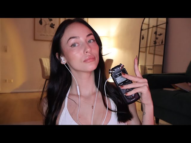 ASMR Mic Biting, Mouth Sounds & Inaudible Whispers (TASCAM Mic Triggers)