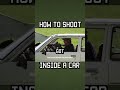 Shooting Inside A Car Safely #shorts #selfdefense #military