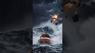 Burning Plane Crash in the Storm | Cinematic Disaster Scene 😱