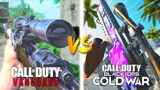 COLD WAR SNIPING VS VANGUARD SNIPING... WHICH IS BETTER?
