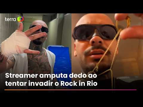 Streamer loses finger jumping Rock in Rio fence: ‘I’ll be auctioning it off’