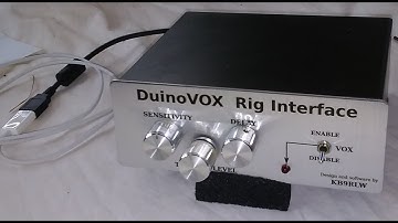 DuinoVOX   USB digital modes interface for Ham Radio.  Easy to build!