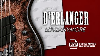 【TAB譜付ベース】LOVEANYMORE / D'ERLANGER | WITH PDF FILE【BASS TAB】