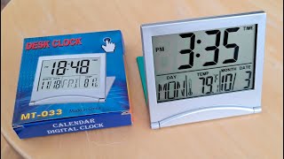 MT 33 Desk Calendar Digital Clock