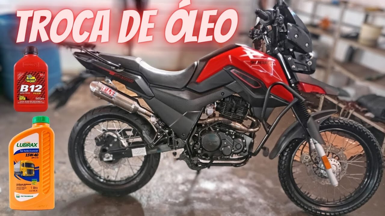 TROCA DE ÓLEO DA SHI 175cc da SHINERAY + ÓLEO DE CAMINHÃO NA MOTO @mmgbr