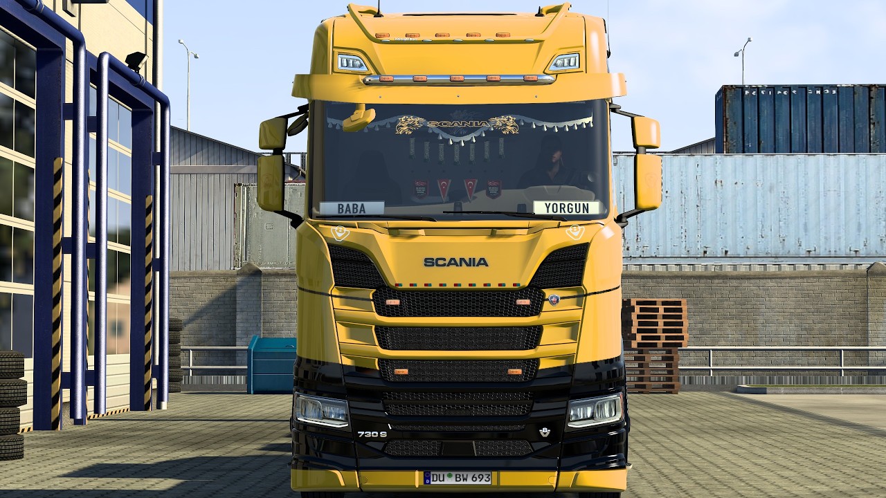 ETS 2 Sarı Scania! 🚛 Kimin Yarı? | Uzun Yol Sürüşü