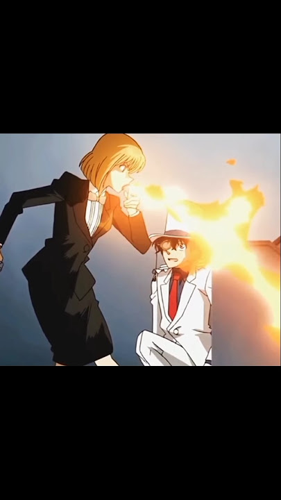 kaito kid shocked this gils rocked 😧 🥰 #detectiveconan #kaitokid #shinichikudo  #anime #shortedit