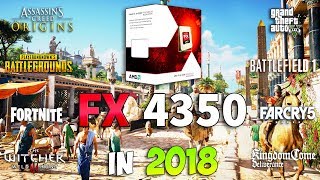 FX 4350 Test in 8 Games (GTX 1060)