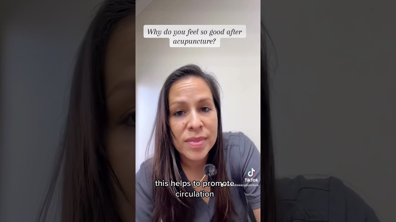 Why do you feel so good after acupuncture?