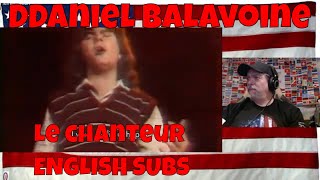 Daniel Balavoine   Le chanteur ENGLISH SUBS   REACTION