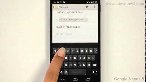 Google Nexus 5 - Send An Email