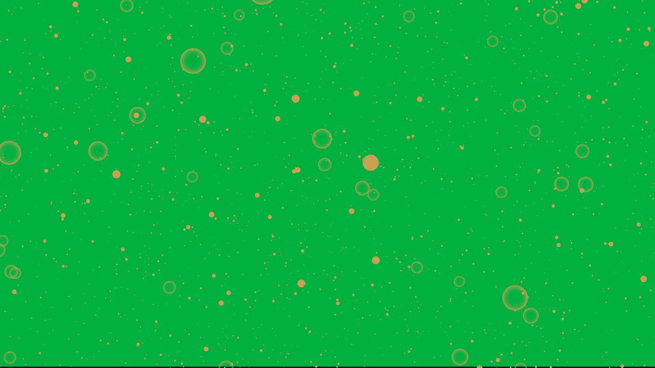 Gold White Particles Green Screen Chroma Key Animation