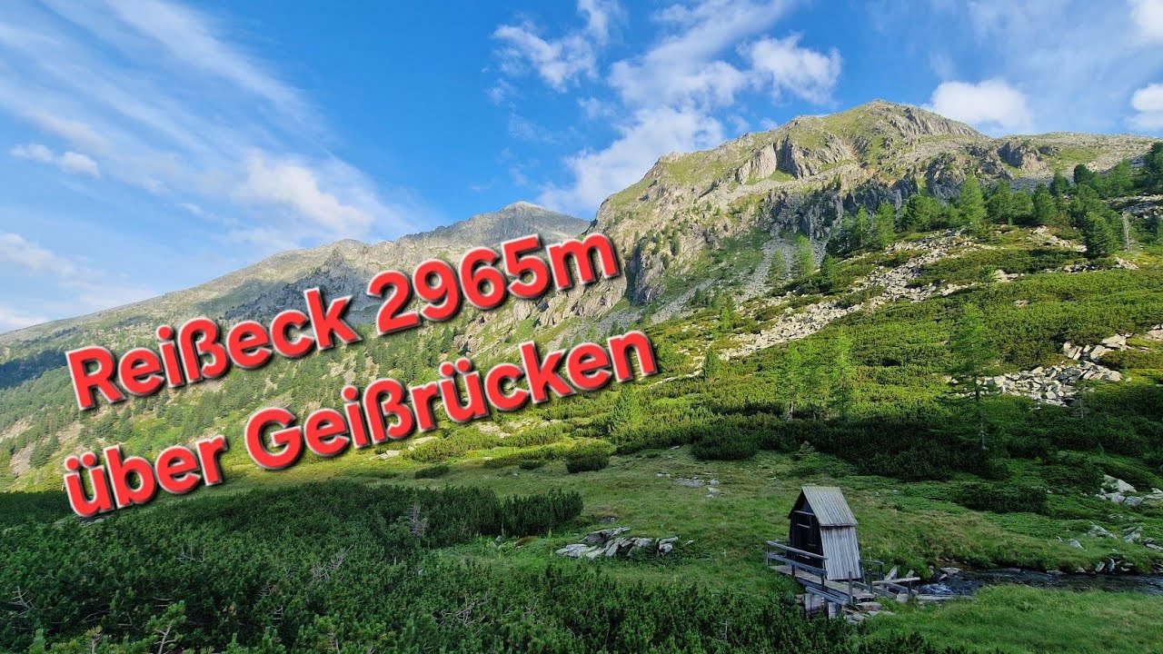 Reißeck 2965m über Geißrücken