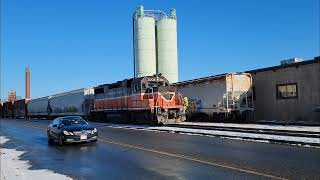 Providence & Worcester GP38-2s 2006 & 2008 running PR3 on the Pawtucket line. 13° @ engine house.