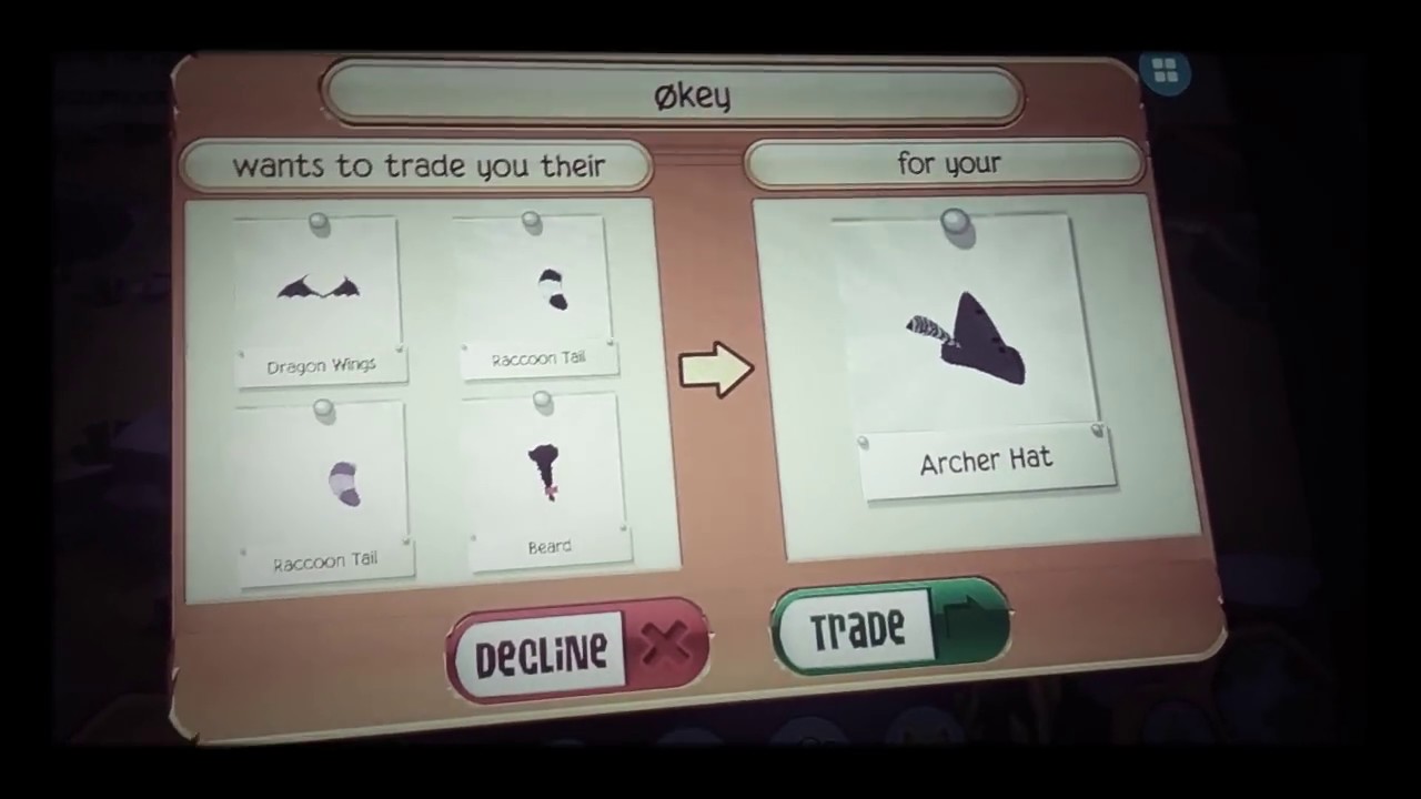 Animal jam Play Wild _ Trade Attempts Of Archer Hat and Butterfly Mask
