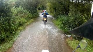 Fording the River Mole Near North Molton in Devon