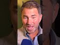 Eddie Hearn REACTS to Jake Paul vs Tank Davis COLLAPSE