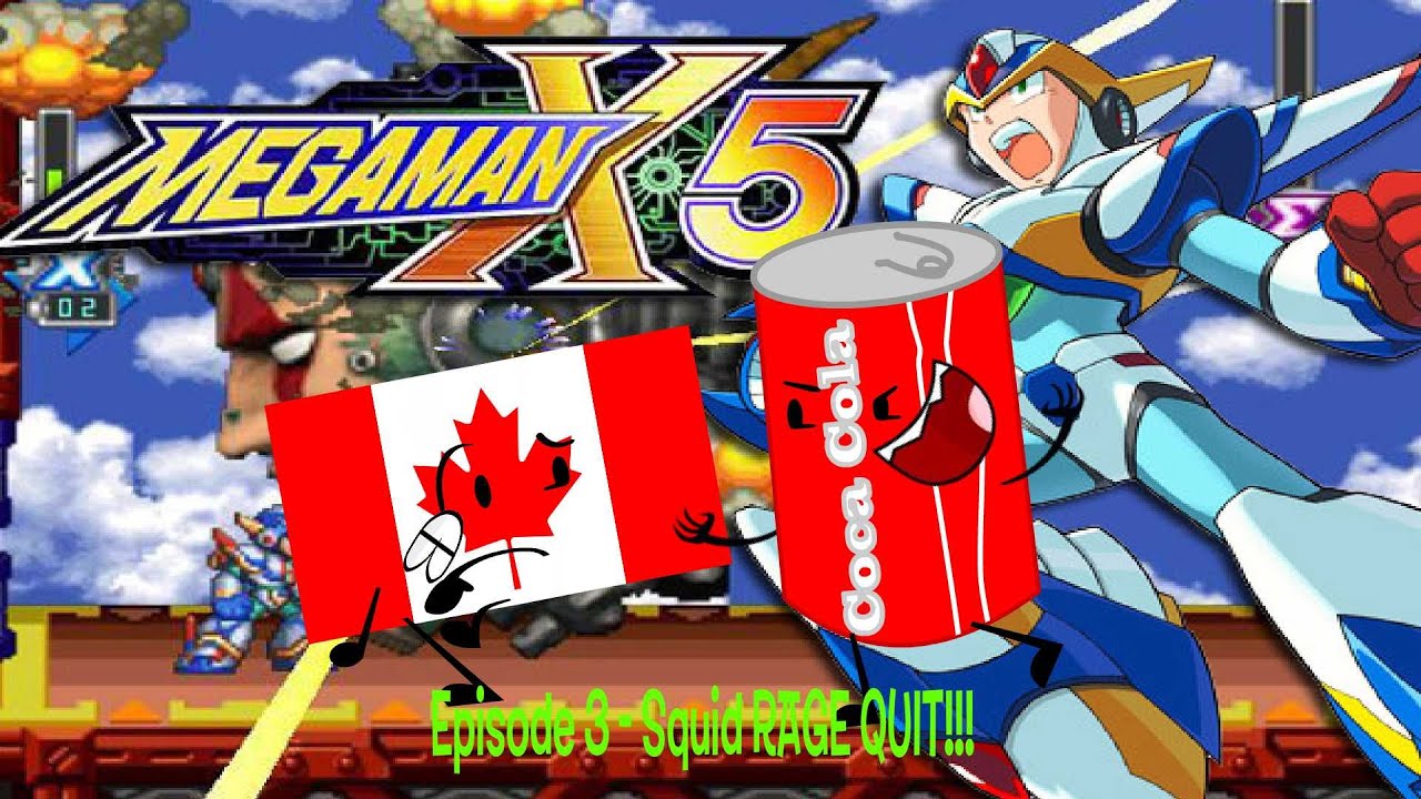 Mega Man X5 - Squid RAGE QUIT!!!! - Part 3 [Cool For Games] - YouTube
