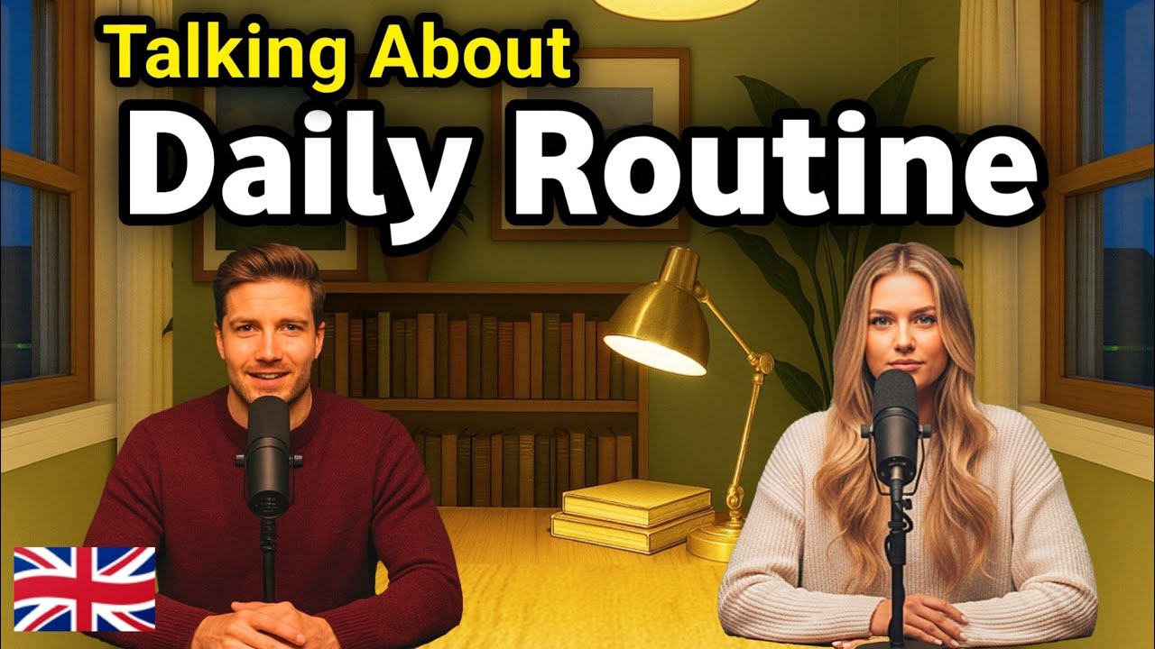 Daily Routine in English | A1 Podcast for Beginners | Talk About Your ...