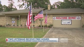 'A new beginning': Veteran finds peace in donated Marshall home