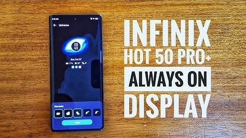 INFINIX HOT 50 PRO PLUS  ALWAYS ON DISPLAY
