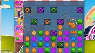 Candy Crush 129 walkthrough (with commentary)