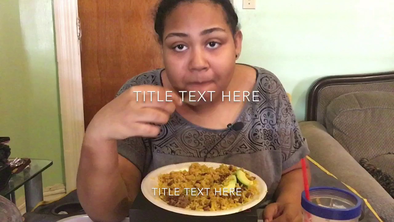 ASMR #67 Rice With Avocado Eating Sounds and Whispering// Eating Show ...