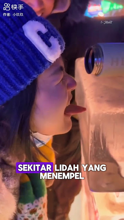 Mengapa Lidah Bisa Menempel pada Es🤔#shorts