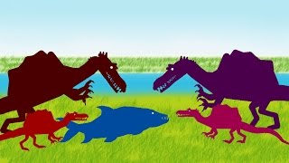 Спинозавр ловит рыбку - Мультик про динозавров на русском языке