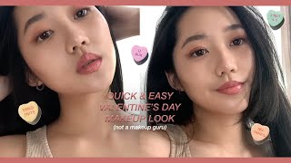 💖 NO FOUNDATION, WEARABLE, QUICK &amp; EASY VALENTINE&#39;S DAY💖 MAKEUP | im NOT a professional 🙅🏻‍♀️