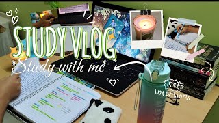 Productive Study Vlog 📖☕| Attempting to cover the whole syllabus | Study with me